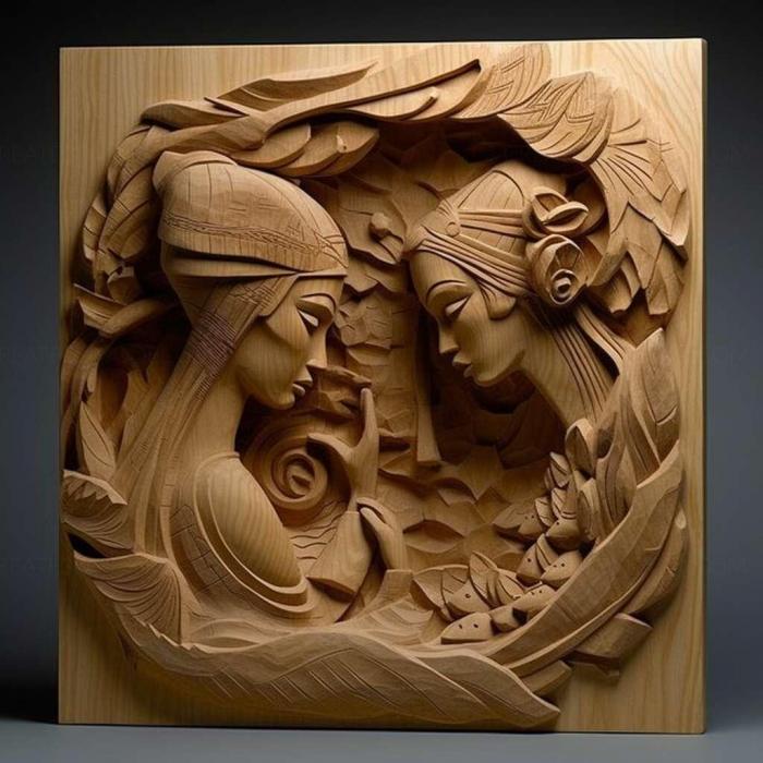 نموذج ثلاثي الأبعاد لآلة CNC 3D Art 